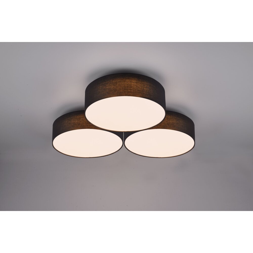 Trio Lampor Lugano Taklampa LED Svart, 1-ljuskällor main product photo