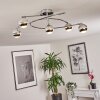 Straumnes Taklampa LED Krom, 5-ljuskällor