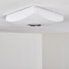 Lovisa Taklampa LED Krom, Vit, 1-ljuskällor, Fjärrkontroll, Färgväxlare
