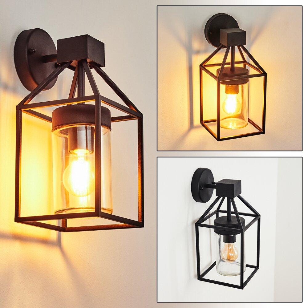 Fiskenes vägglampa utomhus Svart, 1-ljuskällor main product photo