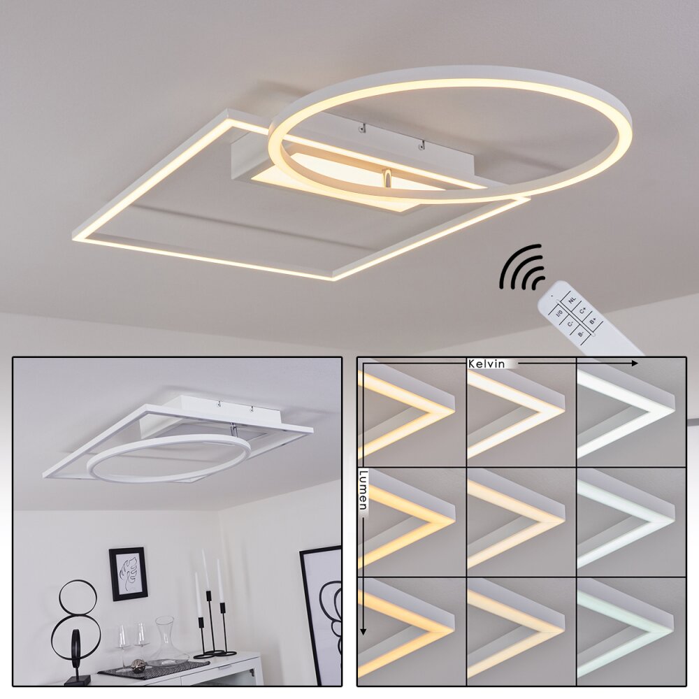 Loftheim Taklampa LED Krom, Vit, 1-ljuskällor main product photo