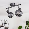 Stavik Taklampa, Takstrålkastare Svart, Silver, 2-ljuskällor