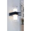 Lutec Lampor MITO vägglampa utomhus, Vägglampa LED Antracit, 1-ljuskällor