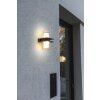 Lutec Lampor MITO vägglampa utomhus, Vägglampa LED Antracit, 1-ljuskällor