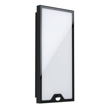 Eglo Lampor CASAZZA vägglampa utomhus LED Vit, 1-ljuskällor, Rörelsedetektor