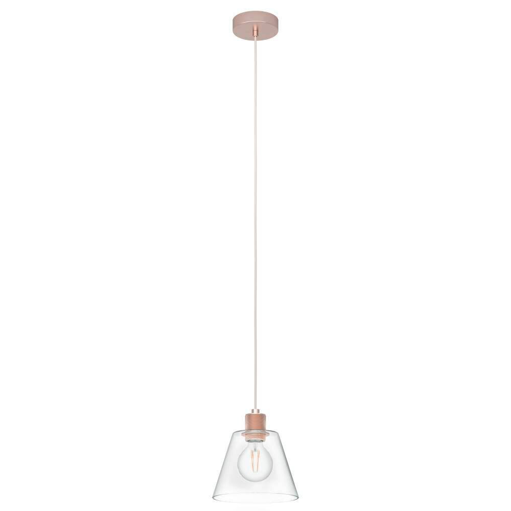 Eglo Lampor COPLEY Pendelbelysning Roséguld, 1-ljuskällor main product photo