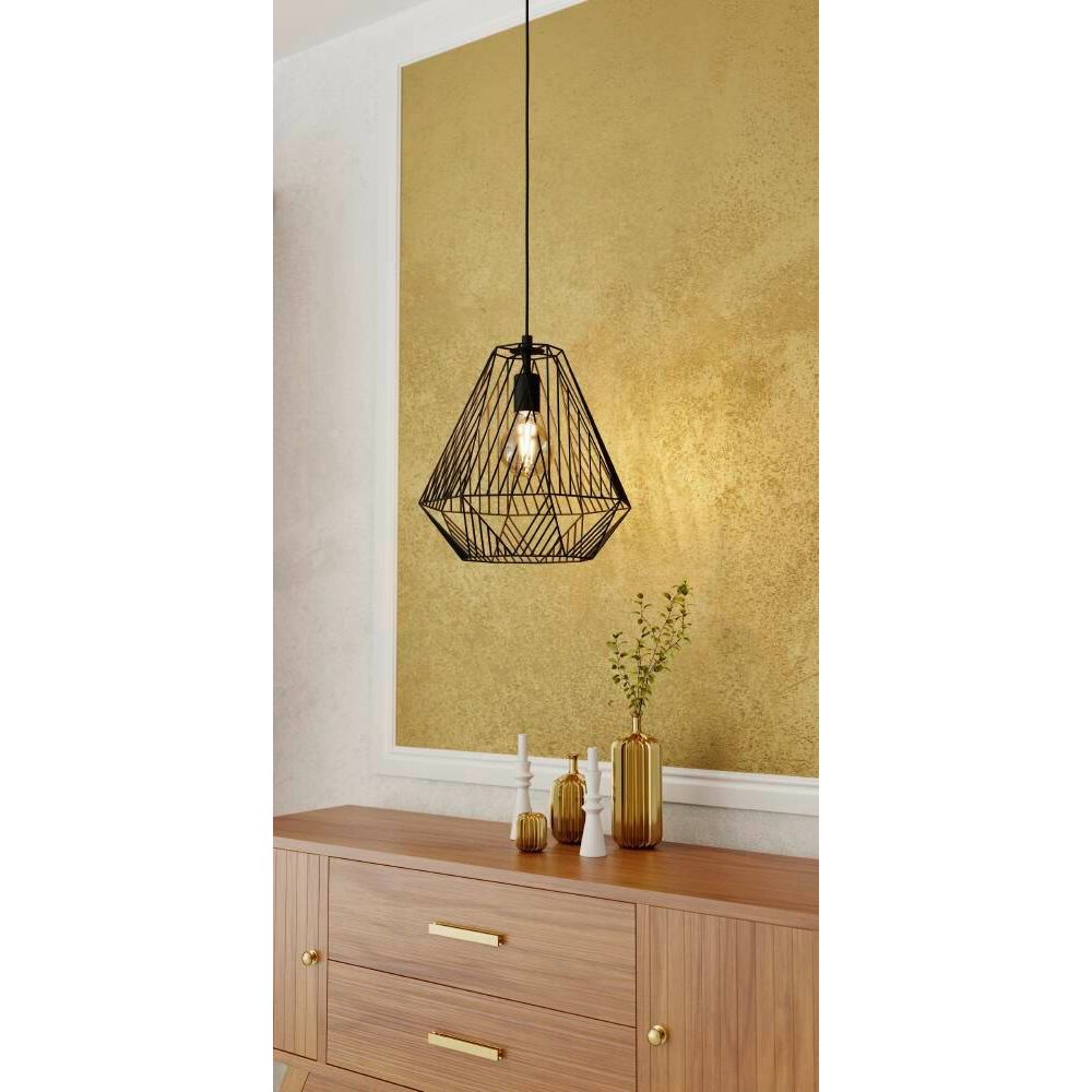Eglo Lampor STYPE Pendelbelysning Svart, 1-ljuskällor main product photo
