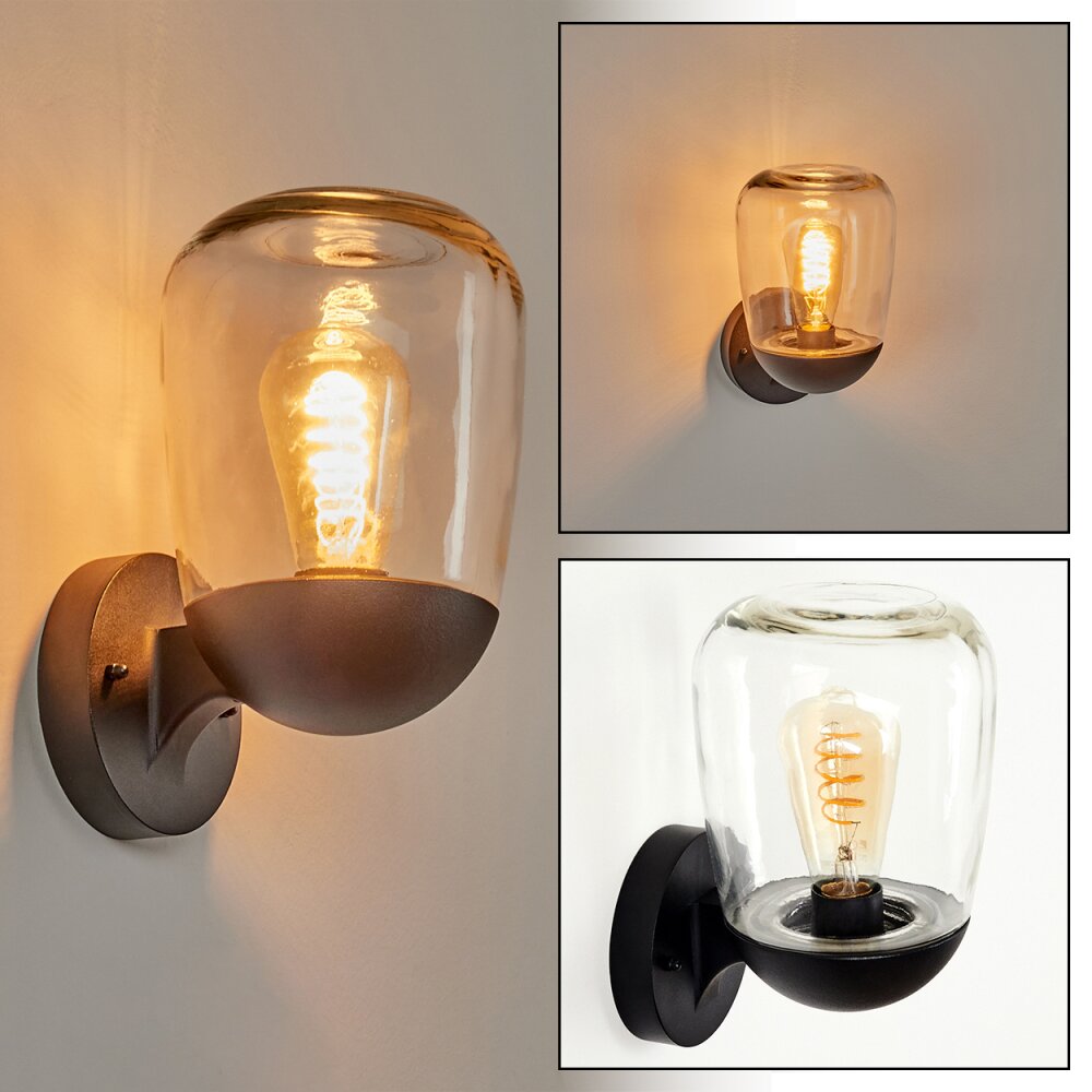 Ystheim vägglampa utomhus Svart, 1-ljuskällor main product photo