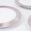 Finsrud Infälld lampa LED Nickel matt, 1-ljuskällor, Fjärrkontroll, Färgväxlare