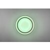 Reality Arco Taklampa LED Svart, 1-ljuskällor, Fjärrkontroll, Färgväxlare