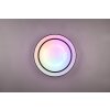 Reality Arco Taklampa LED Svart, 1-ljuskällor, Fjärrkontroll, Färgväxlare