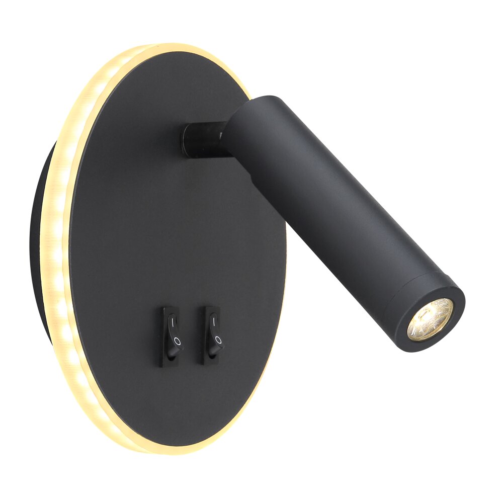 Globo MANY Vägglampa LED Svart, 1-ljuskällor main product photo