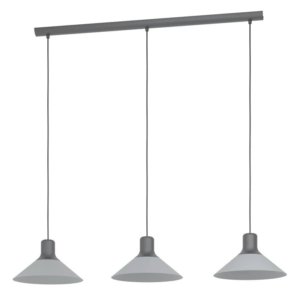 Eglo Lampor ABREOSA Pendelbelysning Grått, Svart, 3-ljuskällor main product photo