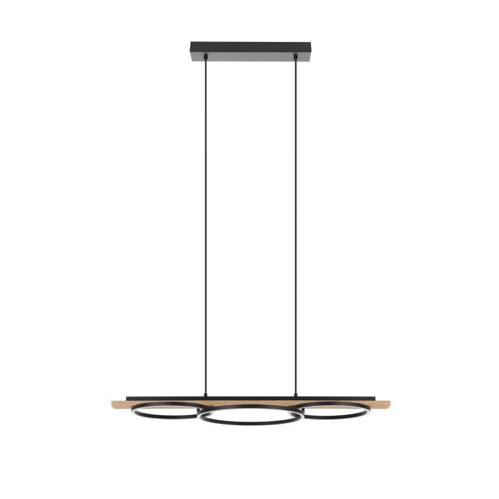 Eglo Lampor BOYAL Pendelbelysning LED Brun, Svart, 3-ljuskällor main product photo