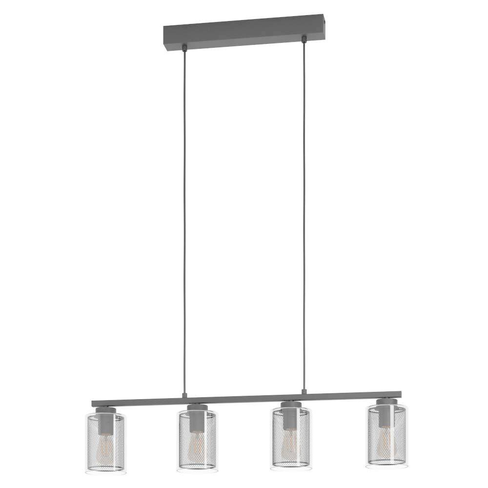 Eglo Lampor ZOCABON Pendelbelysning Svart, 4-ljuskällor main product photo