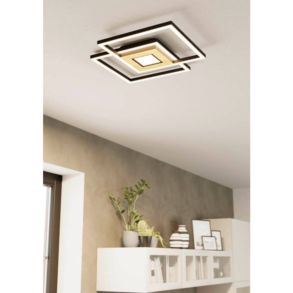 Eglo MARINELLO Taklampa LED Brun, Svart, 3-ljuskällor, Fjärrkontroll main product photo