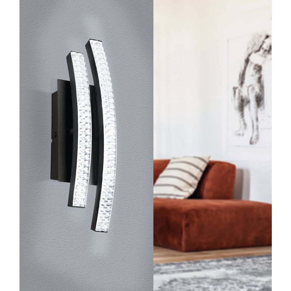 Eglo LEJIAS Vägglampa LED Svart, 1-ljuskällor main product photo