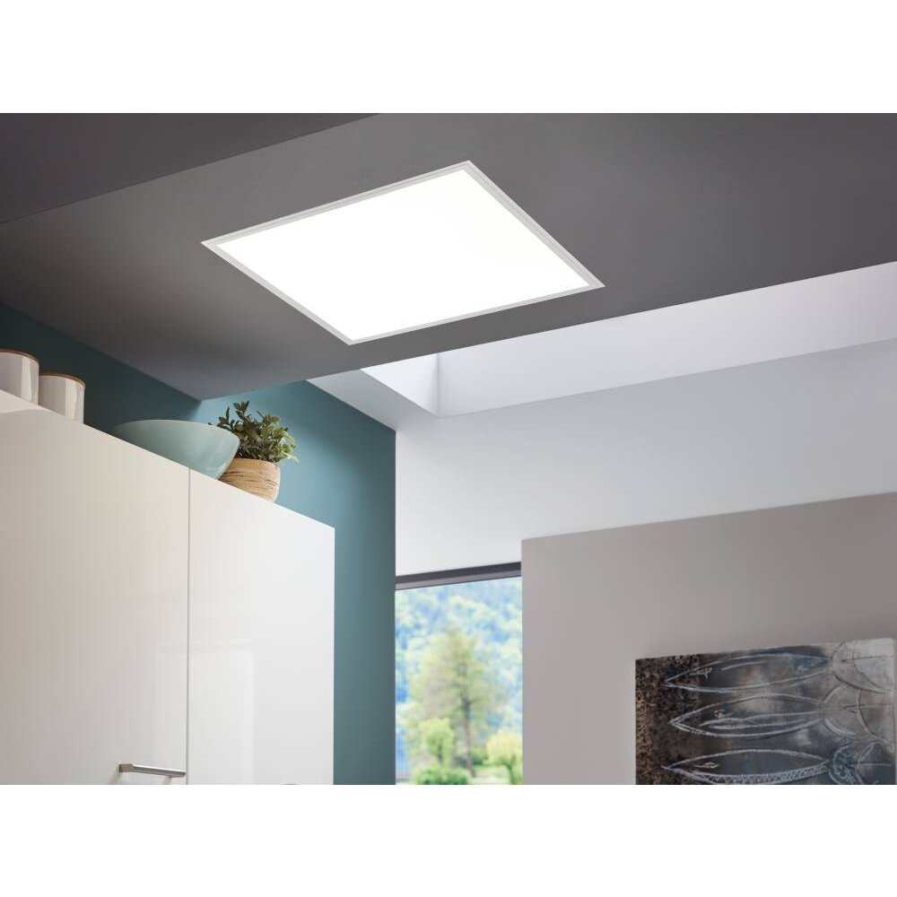 Eglo SALOBRENA-RGBW Taklampa, Infälld lampa, Infälld lampa, Panel LED Vit, 1-ljuskällor, Fjärrkontroll main product photo