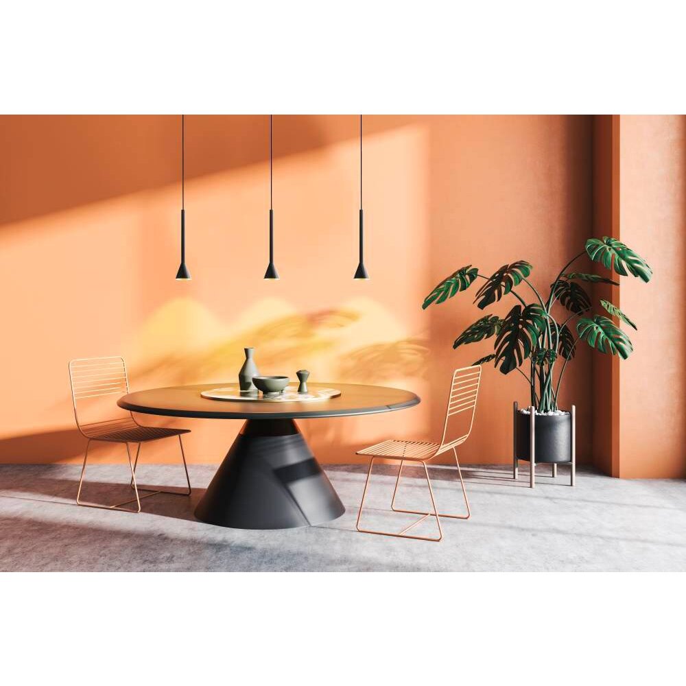 Eglo Lampor CORTADERAS Pendelbelysning Svart, 1-ljuskällor main product photo