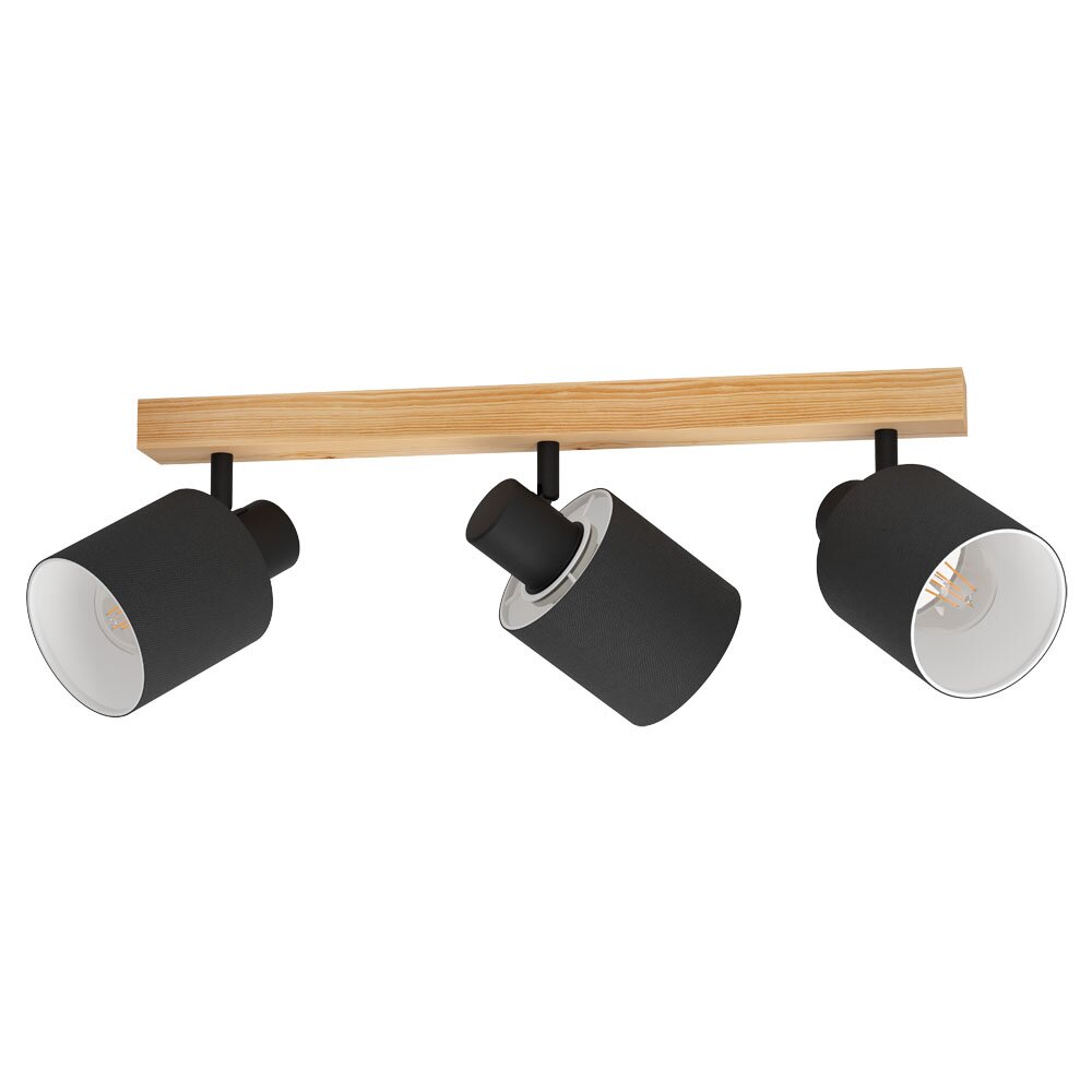 Eglo Lampor BATALLAS Vägglampa Brun, Svart, 3-ljuskällor main product photo