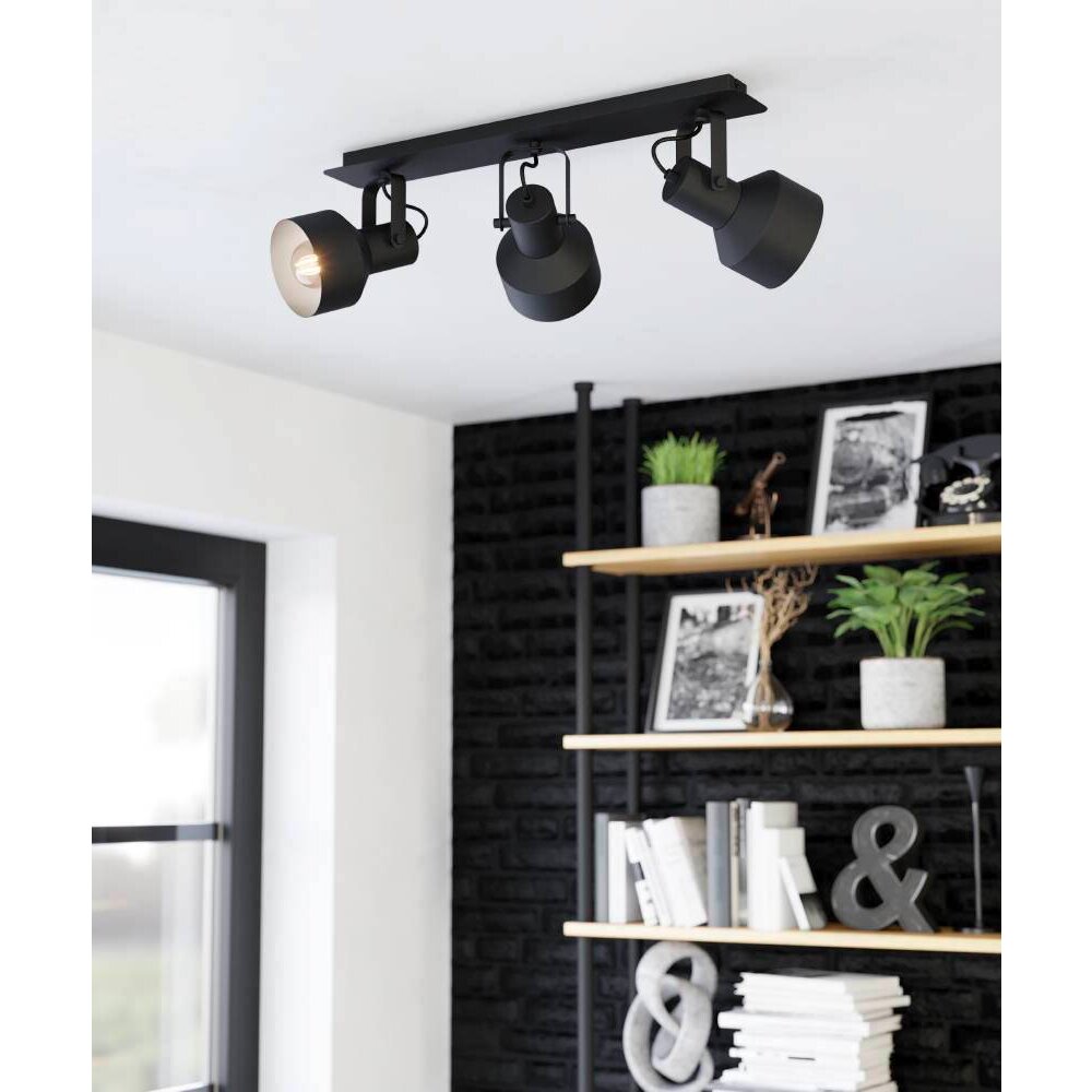 Eglo Lampor CASIBARE Taklampa Svart, 3-ljuskällor main product photo