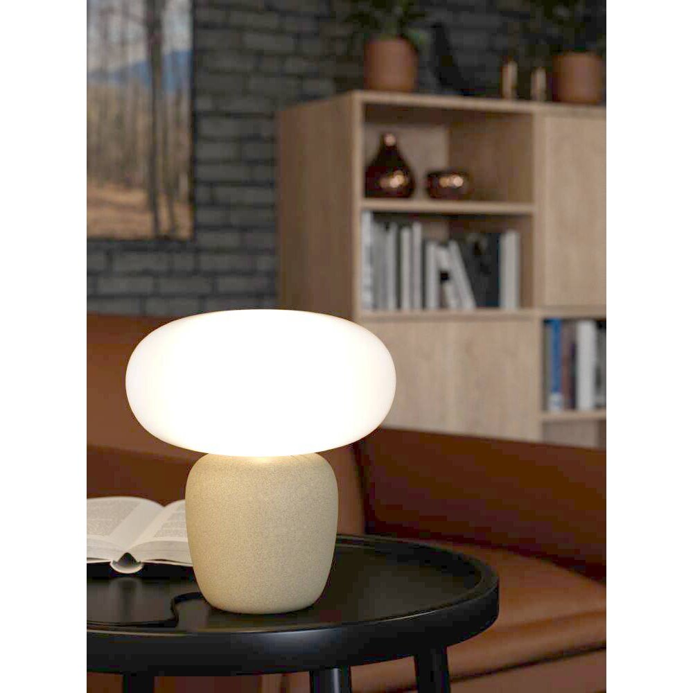 Eglo CAHUAMA Bordslampa ljusbrun, 1-ljuskällor main product photo