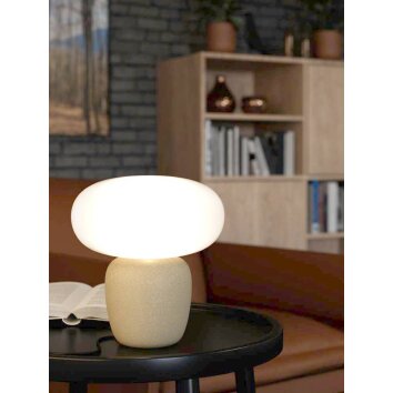 Eglo CAHUAMA Bordslampa ljusbrun, 1-ljuskällor