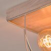 Hodne Taklampa Grått, Naturfärger, Svart, 2-ljuskällor