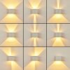 Strandaa Vägglampa LED Vit, 2-ljuskällor