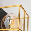 Fevaag Vägglampa Guld, Svart, 2-ljuskällor
