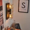Fevaag Vägglampa Guld, Svart, 2-ljuskällor