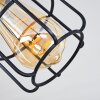 Loedingen Taklampa, Takstrålkastare Trä mörkt, Svart, 3-ljuskällor