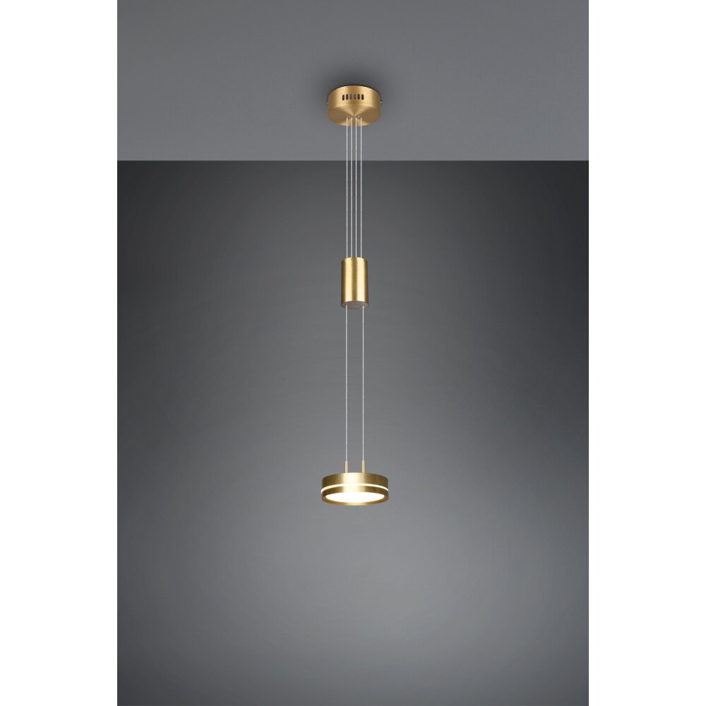 Trio Lampor Franklin Pendelbelysning LED Mässing, 1-ljuskällor main product photo