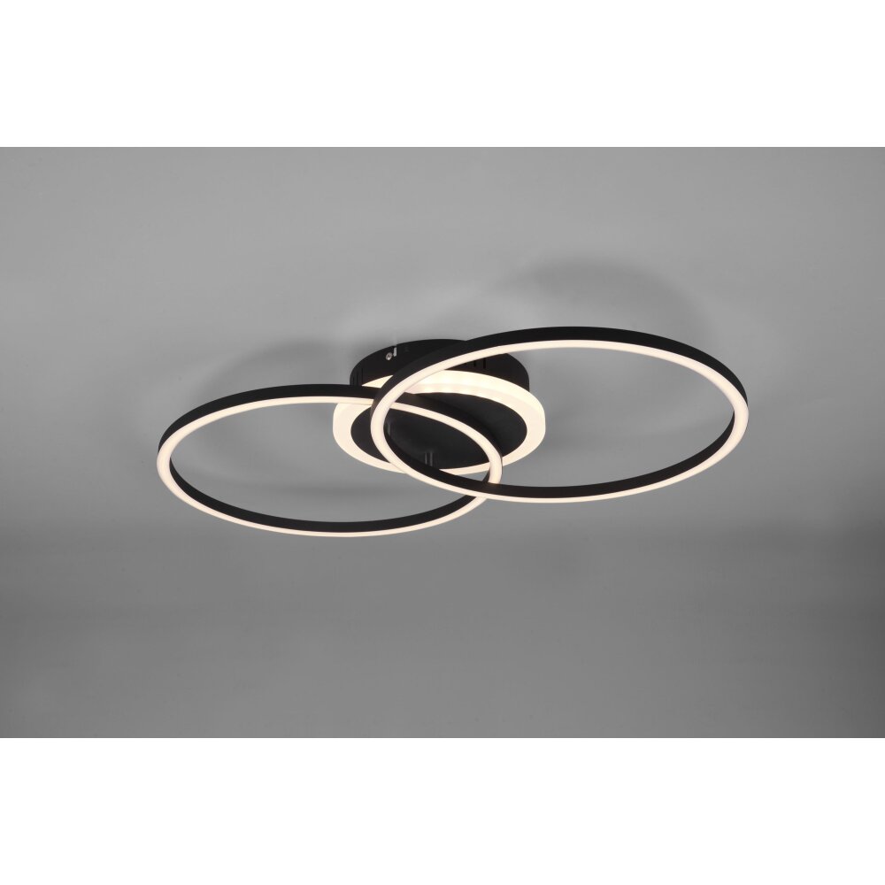 Reality Arribo Taklampa LED Svart, 3-ljuskällor, Fjärrkontroll, Färgväxlare main product photo