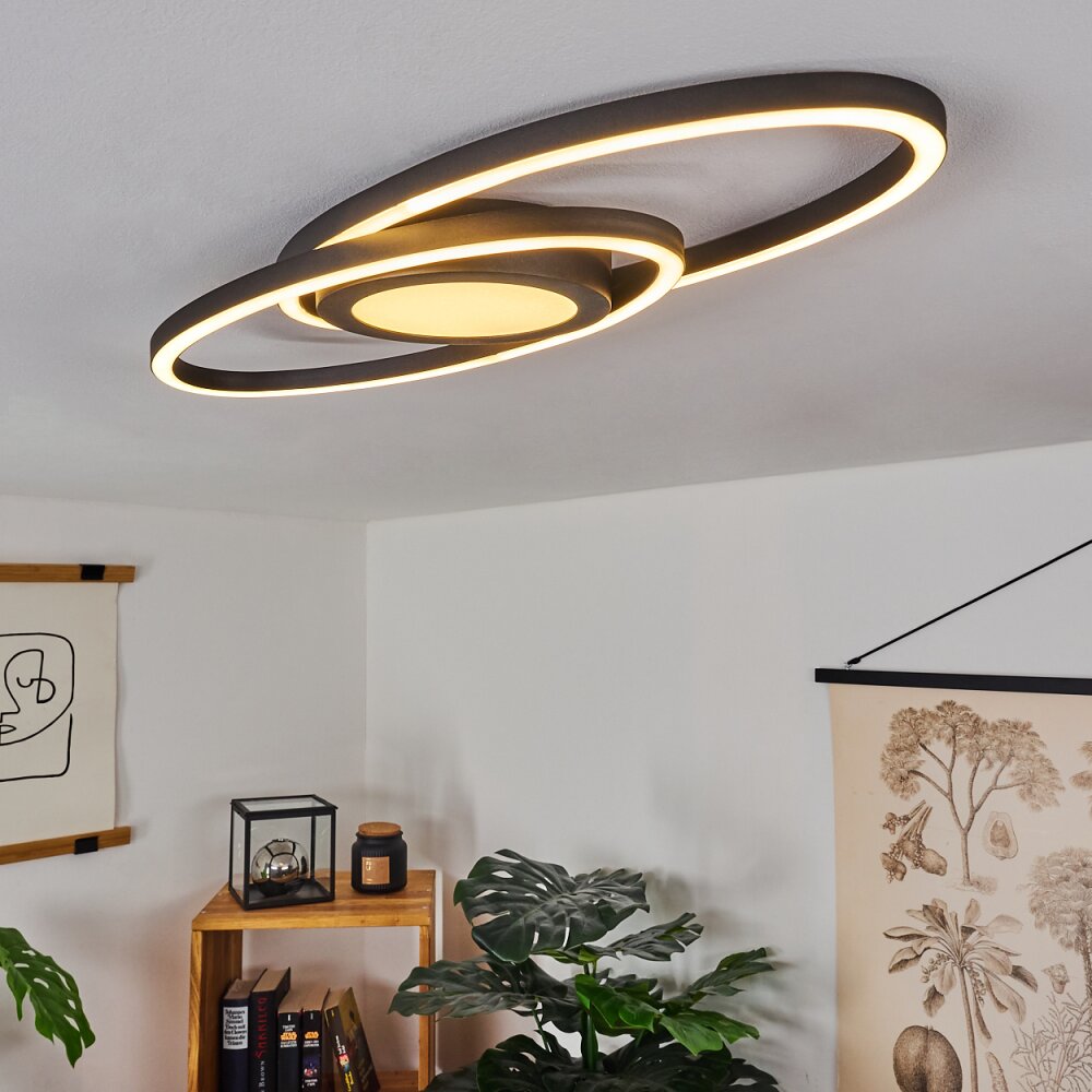 Sorte Taklampa LED Svart, Vit, 1-ljuskällor main product photo