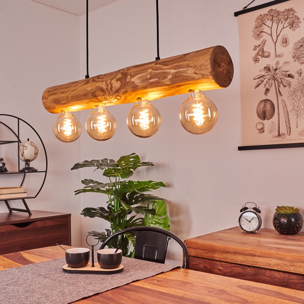 Canedo Pendellampa Naturfärger, Svart, 4-ljuskällor main product photo
