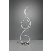 Trio Lampor Jive Golvlampa, Golvlampa LED Nickel matt, 1-ljuskällor