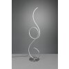 Trio Lampor Jive Golvlampa, Golvlampa LED Nickel matt, 1-ljuskällor