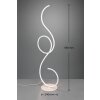 Trio Lampor Jive Golvlampa, Golvlampa LED Vit, 1-ljuskällor