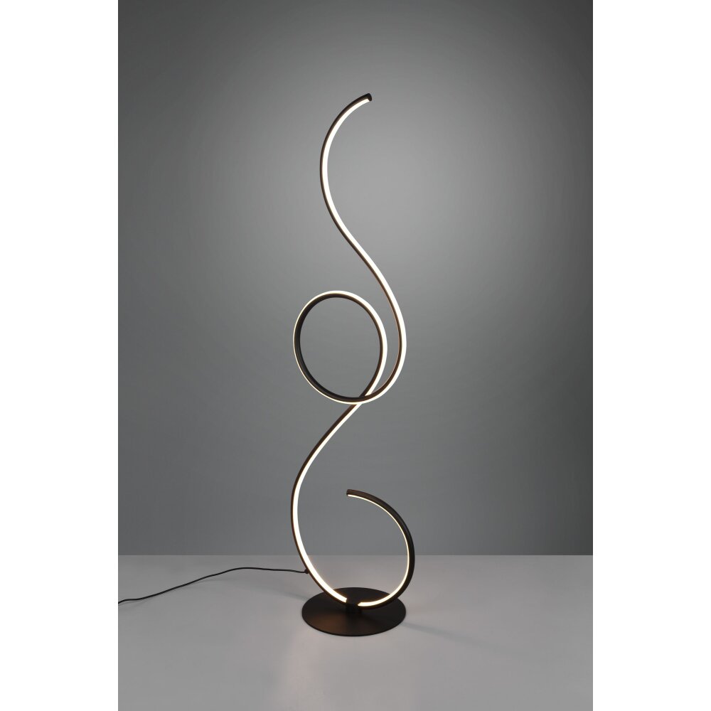 Trio Lampor Jive Golvlampa LED Svart, 1-ljuskällor main product photo