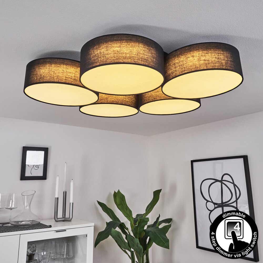 Purus Taklampa LED Svart, 1-ljuskällor main product photo