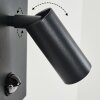 Saeter vägglampa utomhus LED Svart, 1-ljuskällor, Rörelsedetektor
