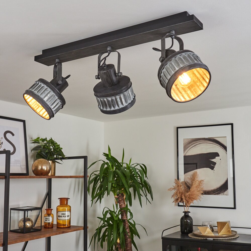 Holsa Taklampa, Takstrålkastare Svart, 3-ljuskällor main product photo
