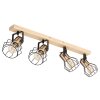 Globo MARIA Taklampa Trä ljus, 4-ljuskällor
