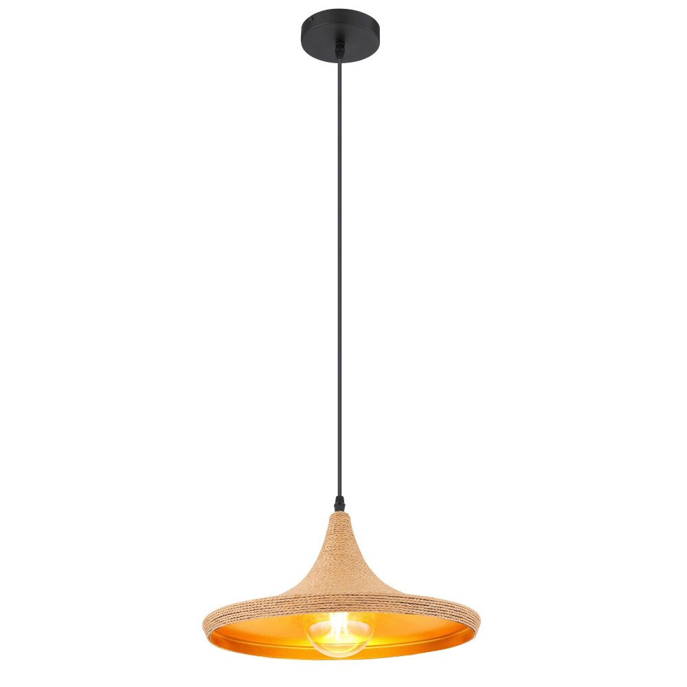 Globo LUDMILLA Pendellampa Svart, 1-ljuskällor main product photo
