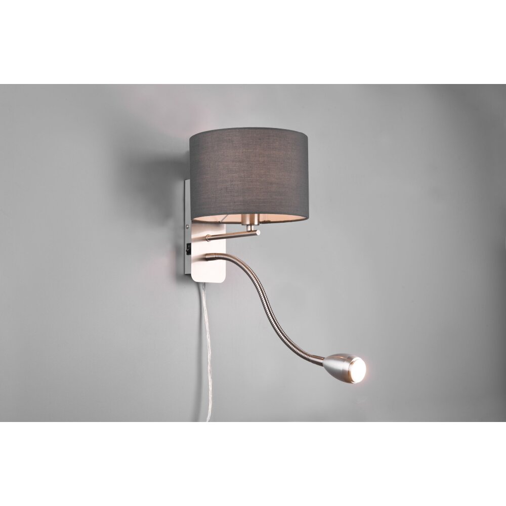 Trio Lampor Hotel Vägglampa Nickel matt, 2-ljuskällor main product photo