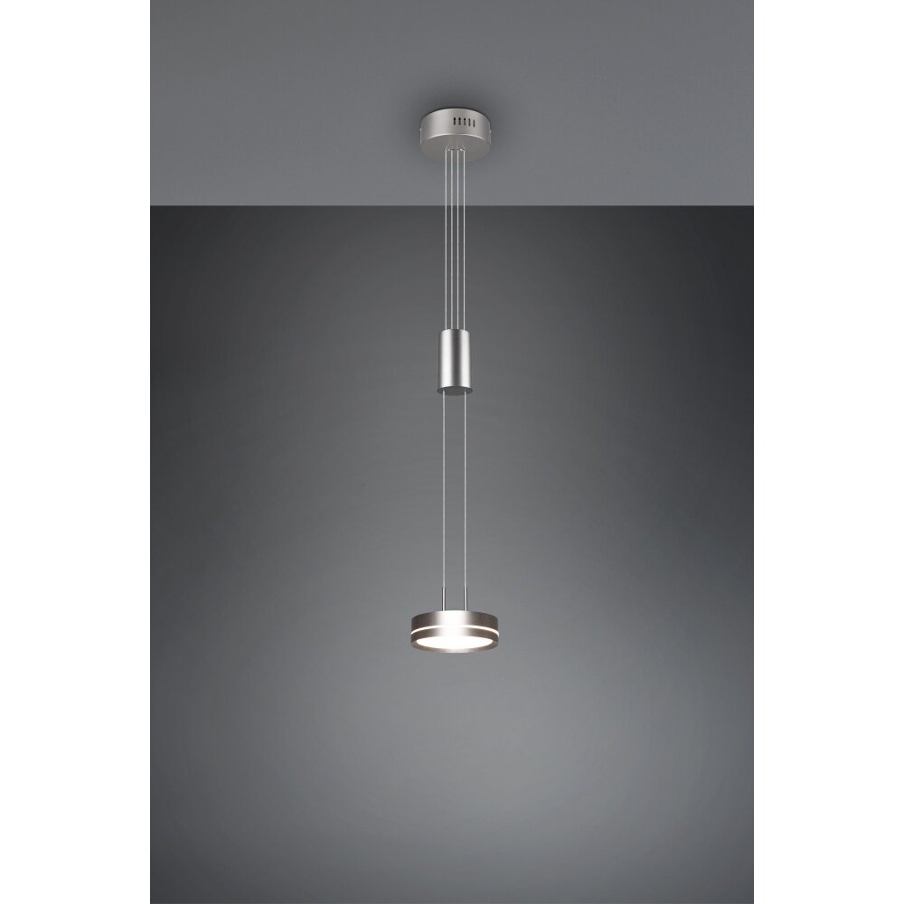 Trio Lampor Franklin Pendelbelysning LED Nickel matt, 1-ljuskällor main product photo