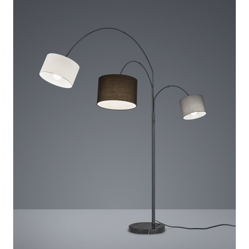 Trio Lampor Clark Golvlampa Svart, 3-ljuskällor main product photo