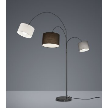 Trio Lampor Clark Golvlampa Svart, 3-ljuskällor Trio Lampor Clark Golvlampa Svart, 3-ljuskällor