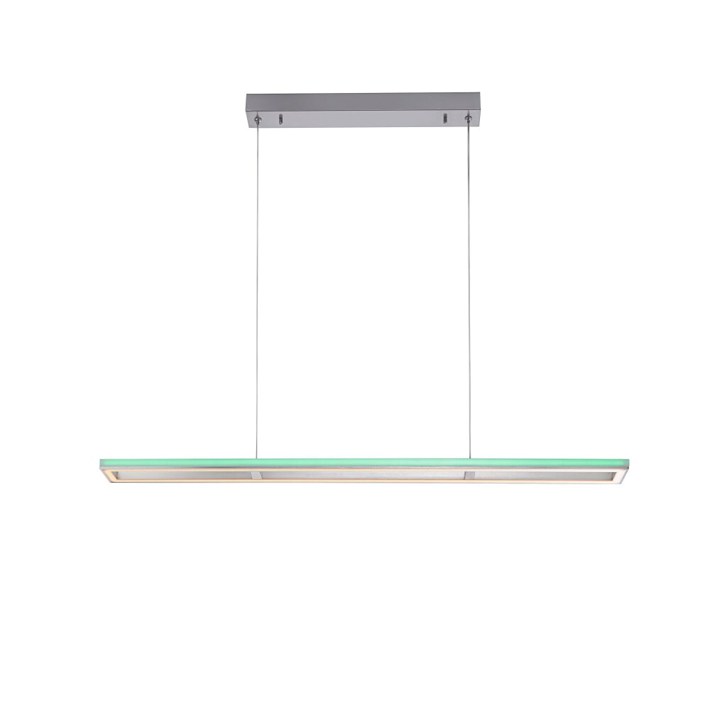 Paul Neuhaus HELIX Pendelbelysning LED Aluminium, 2-ljuskällor, Fjärrkontroll main product photo